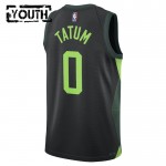 Boston Celtics Trikot Tatum Nike 2024-25 City Edition Schwarz Swingman - Kinder